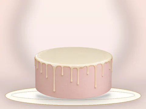 Preview the Rosewater Classic · White Chocolate Drip full cake