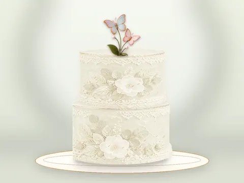 Preview the Butterfly Conservatory · Porcelain full cake