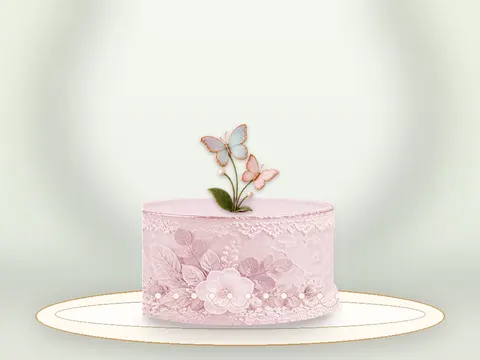 Preview the Butterfly Conservatory · Rose Quartz full cake