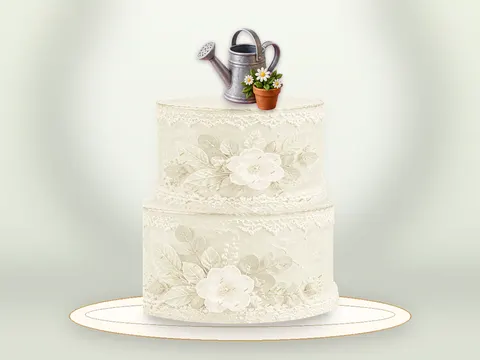 Preview the The Potting Shed · Porcelain full cake