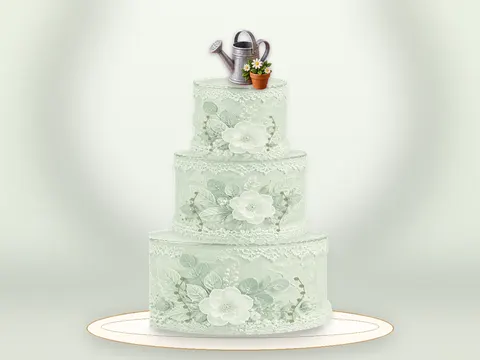 Preview the The Potting Shed · Sage Silk full cake