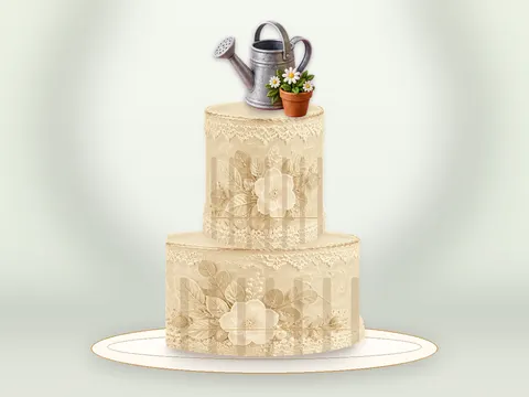Preview the The Potting Shed · Amber Gold full cake