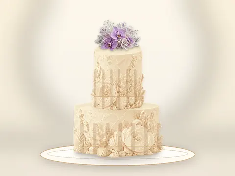 Preview the Pearl Ceremony · Amber Gold full cake