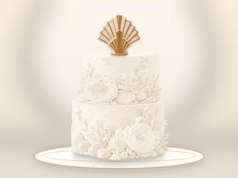 Preview the Deco Ballroom · Porcelain full cake