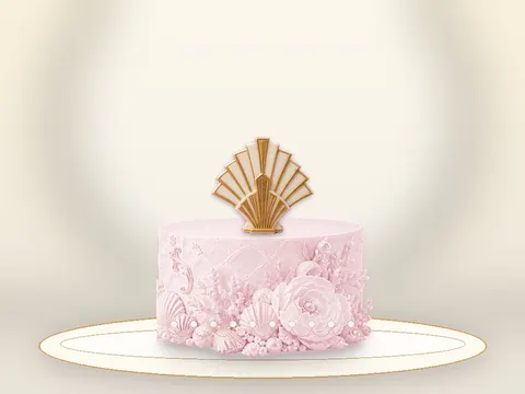 Preview the Deco Ballroom · Rose Quartz full cake