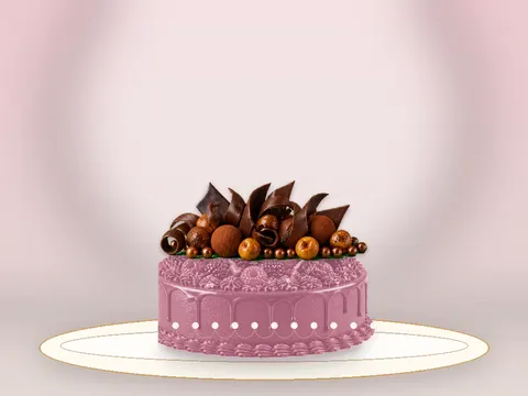 Preview the Truffle Treasury · Rose Quartz full cake
