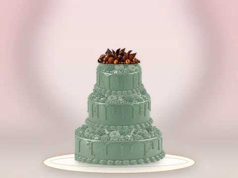 Preview the Truffle Treasury · Sage Silk full cake