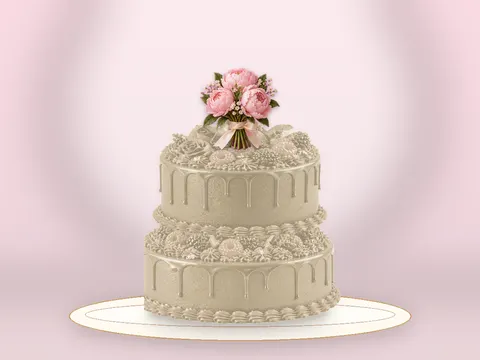 Preview the Cocoa Petals · Porcelain full cake