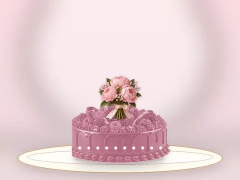Preview the Cocoa Petals · Rose Quartz full cake