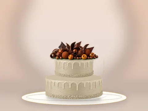 Preview the Espresso Sonata · Porcelain full cake