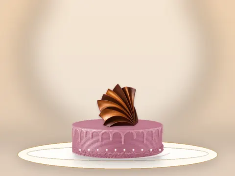 Preview the Caramel Architecture · Rose Quartz full cake