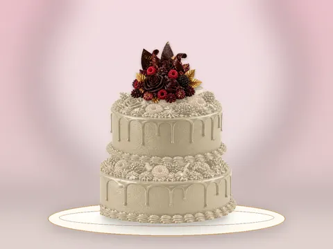 Preview the Blackberry Velvet · Porcelain full cake