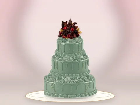 Preview the Blackberry Velvet · Sage Silk full cake