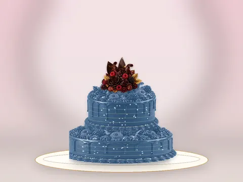 Preview the Blackberry Velvet · Blue Velvet full cake
