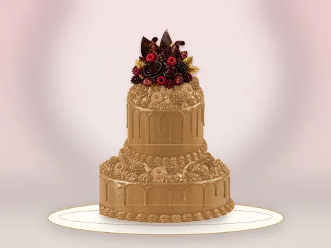 Preview the Blackberry Velvet · Amber Gold full cake
