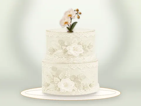 Preview the Pistachio Pavilion · Porcelain full cake