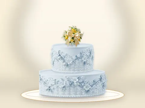 Preview the Citrus Veranda · Blue Velvet full cake
