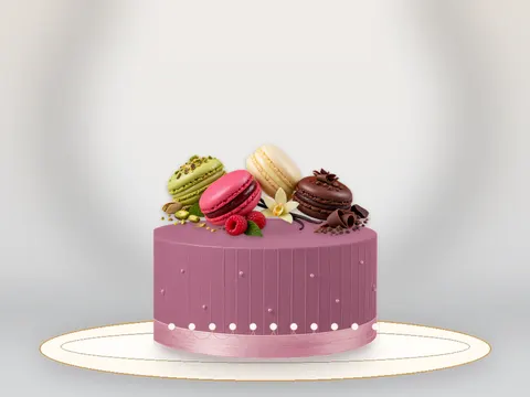 Preview the Macaron Salon · Rose Quartz full cake