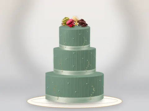 Preview the Macaron Salon · Sage Silk full cake