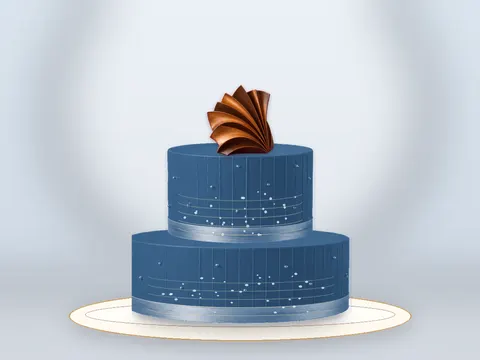 Preview the Copper Reserve · Blue Velvet full cake