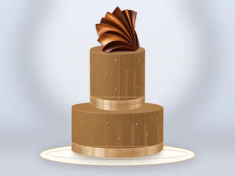 Preview the Copper Reserve · Amber Gold full cake