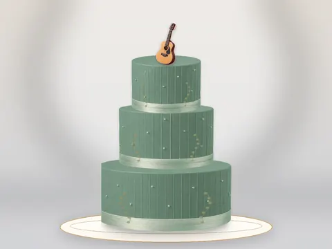 Preview the Acoustic Evening · Sage Silk full cake