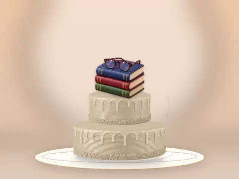 Preview the The Reading Room · Porcelain full cake