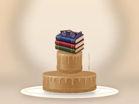 Preview the The Reading Room · Amber Gold full cake