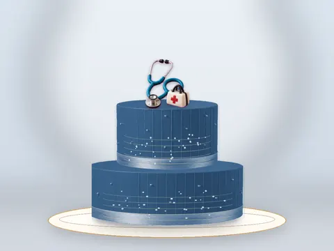 Preview the Everyday Hero · Blue Velvet full cake