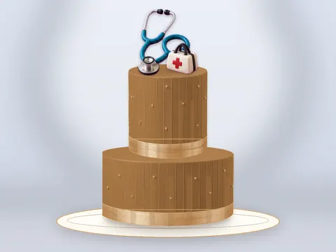 Preview the Everyday Hero · Amber Gold full cake