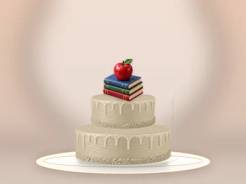 Preview the Bright Minds · Porcelain full cake