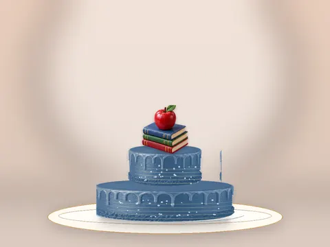 Preview the Bright Minds · Blue Velvet full cake