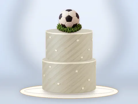 Preview the Match Day · Porcelain full cake