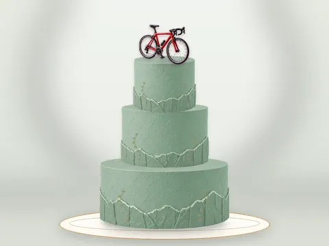 Preview the Weekend Peloton · Sage Silk full cake