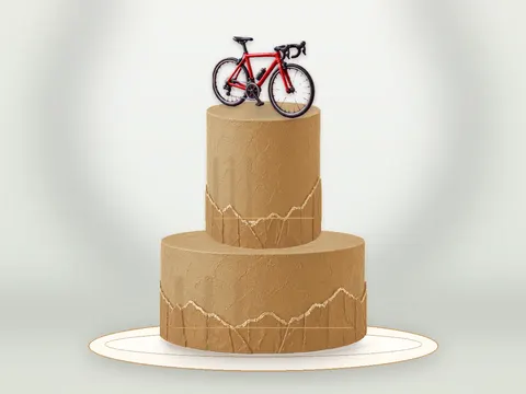 Preview the Weekend Peloton · Amber Gold full cake