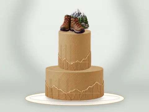 Preview the Trailhead Joy · Amber Gold full cake