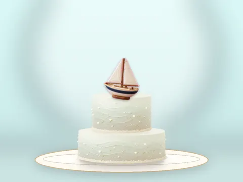 Preview the Harbour Breeze · Porcelain full cake