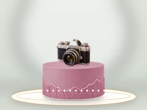 Preview the Mountain Photography · Rose Quartz full cake