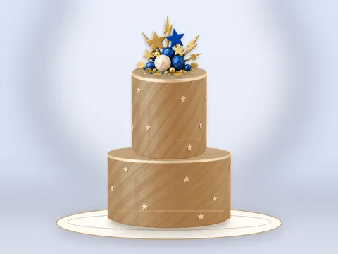 Preview the Victory Lap · Amber Gold full cake