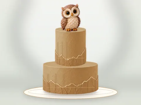 Preview the Owl’s Moonlight · Amber Gold full cake
