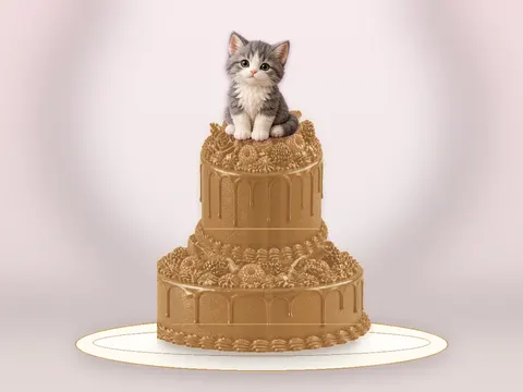 Preview the Kitten Wishes · Amber Gold full cake