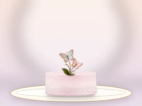 Preview the Butterfly Wishes · Rose Quartz full cake