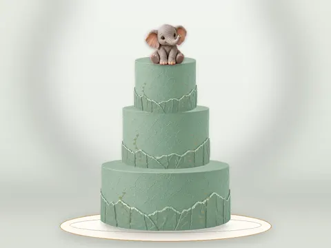 Preview the Little Safari · Sage Silk full cake