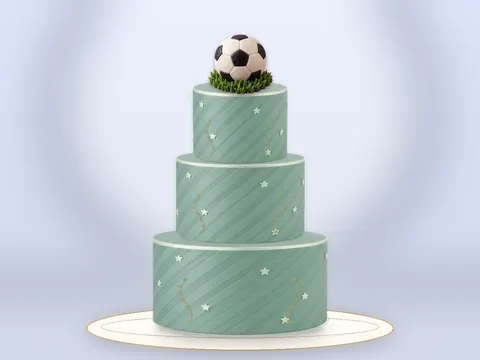 Preview the Tiny Champions · Sage Silk full cake