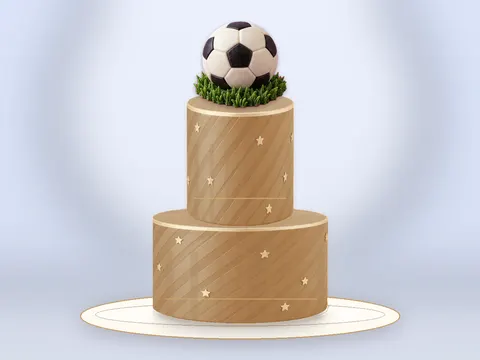 Preview the Tiny Champions · Amber Gold full cake