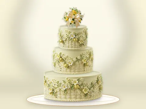 Preview the Summer Orchard · Sage Silk full cake