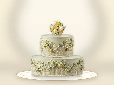 Preview the Summer Orchard · Blue Velvet full cake