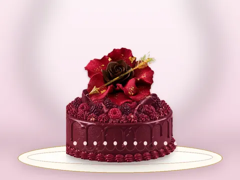 Preview the Rose Devotion · Pearl full cake