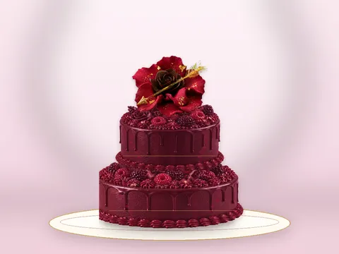 Preview the Rose Devotion · Grand full cake
