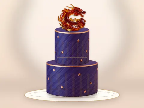Preview the Golden Fortune · Grand full cake